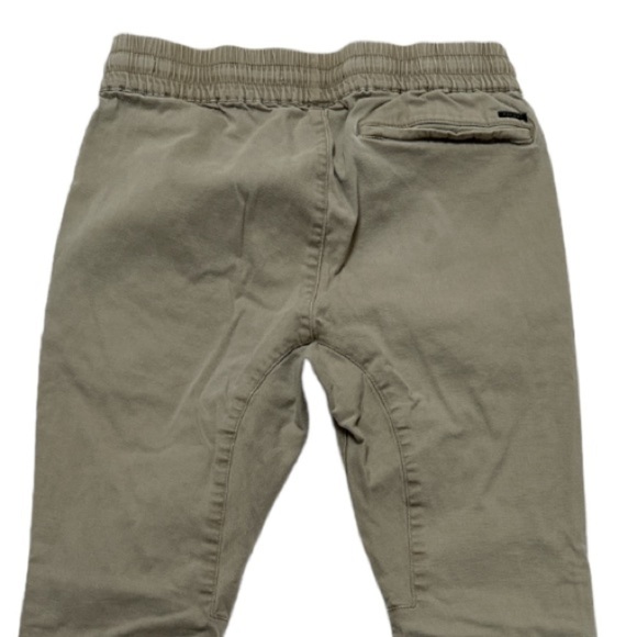 PACSUN Khaki Skinny Joggers Size S Long Comfortable Elastic Waistband/Drawstring - Picture 4 of 13